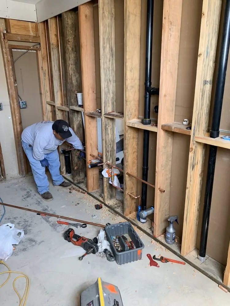 Commercial rough-in plumbing for Commercial Plumbing in Bucktown